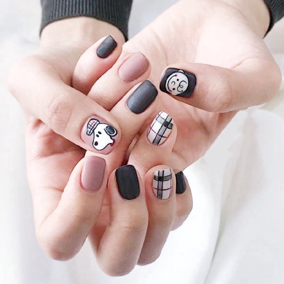 Review Làm đẹp mẫu nail hình chó xu thế mới cho cô nàng hiện đại ...