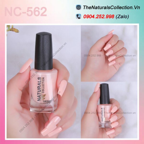 son mong tay huu co naturals collection mau hong nude 562_combo