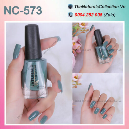 son mong tay Naturals Collection mau xanh ghi_combo
