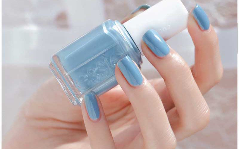 Bảng xếp hạng những mẫu nail 83 Với tông màu xanh da trời sang trọng dành  cho các nàng